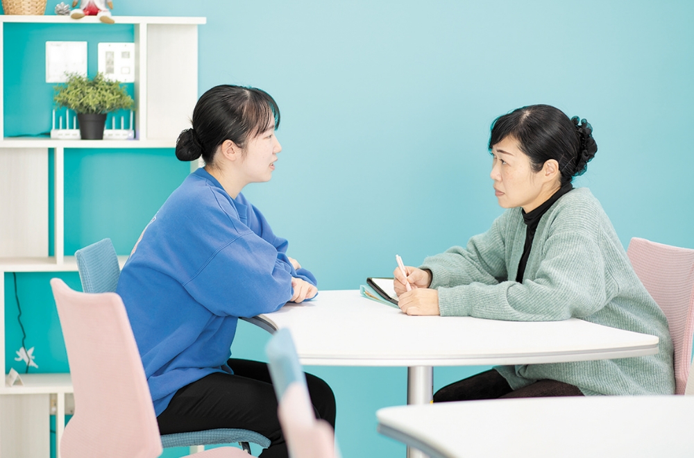 カウンセリングの様子